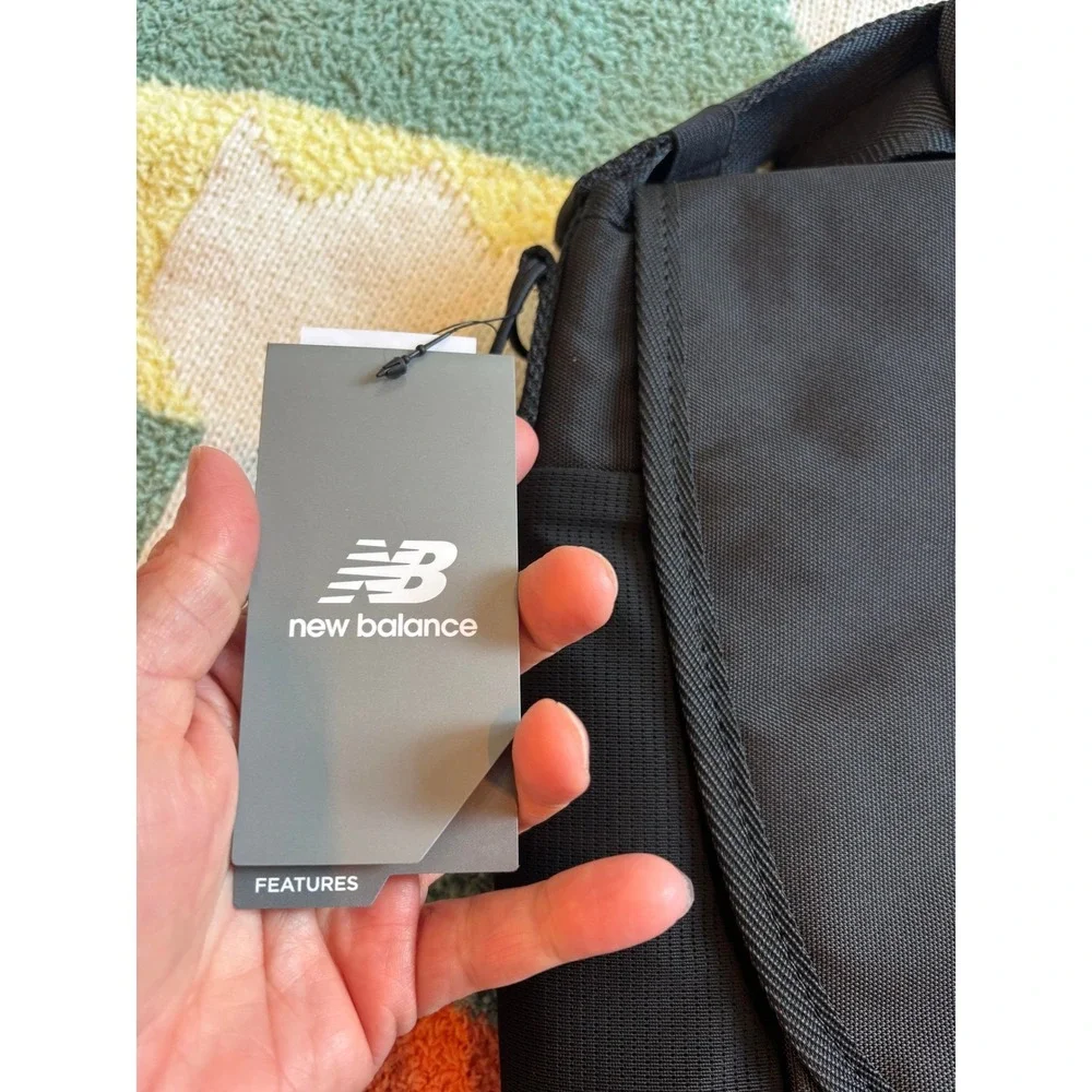 New Balance Athletic Messenger Bag Black Crossbody